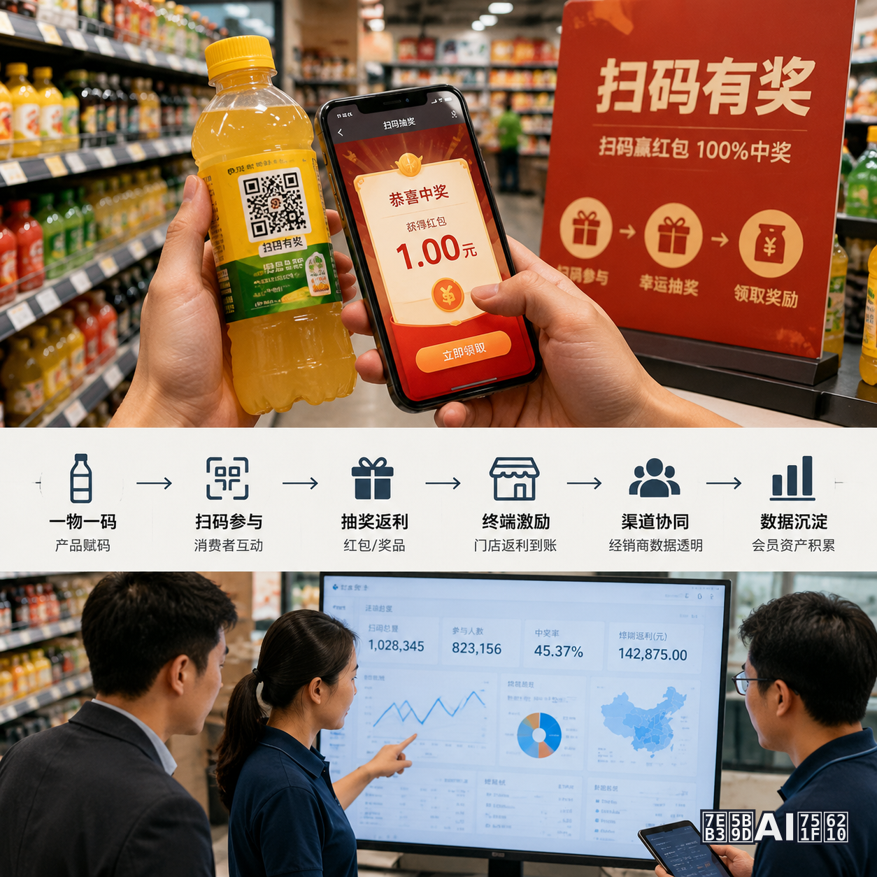一物一码抽奖系统介绍：快消老炮拆解扫码返利陷阱