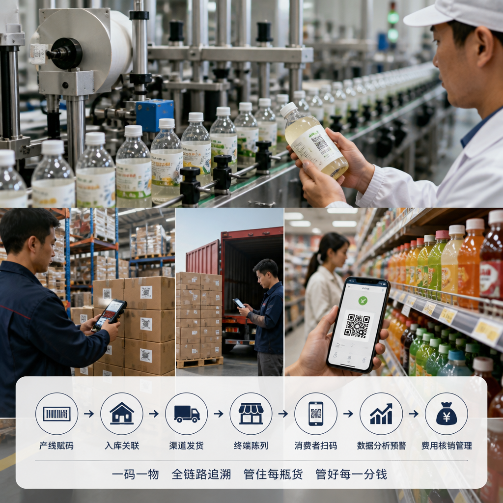 一码一物后台管理系统，管住每瓶货