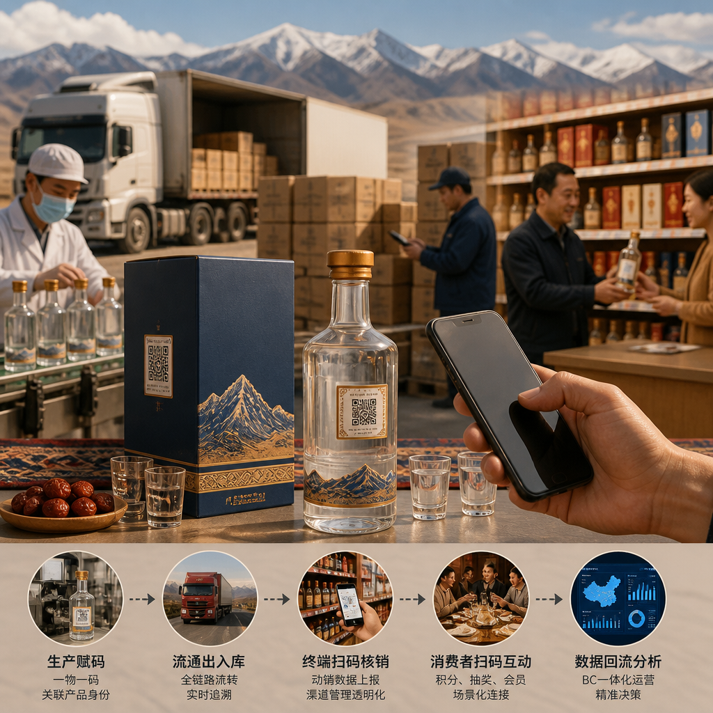 新疆白酒一物一码定制：智能渠道新解法