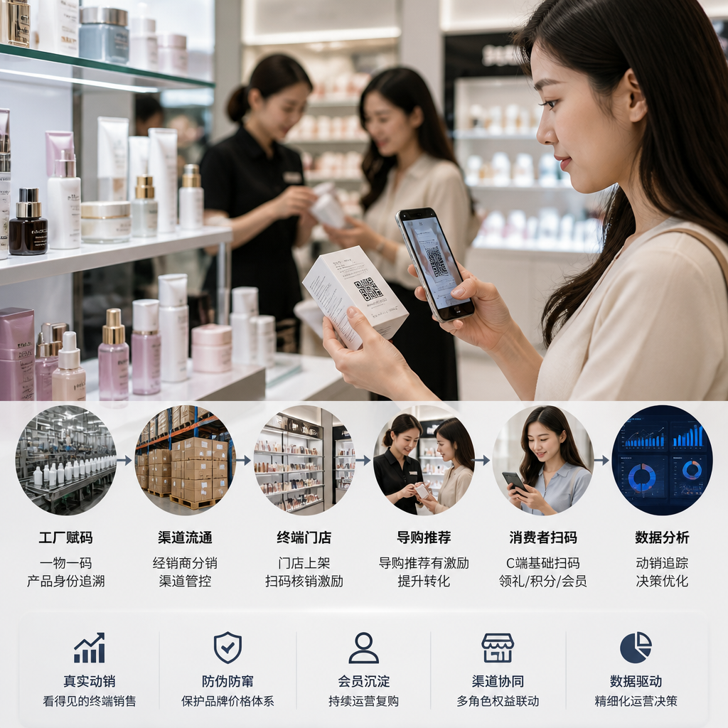 广州化妆品一物一码定制，别只会发红包