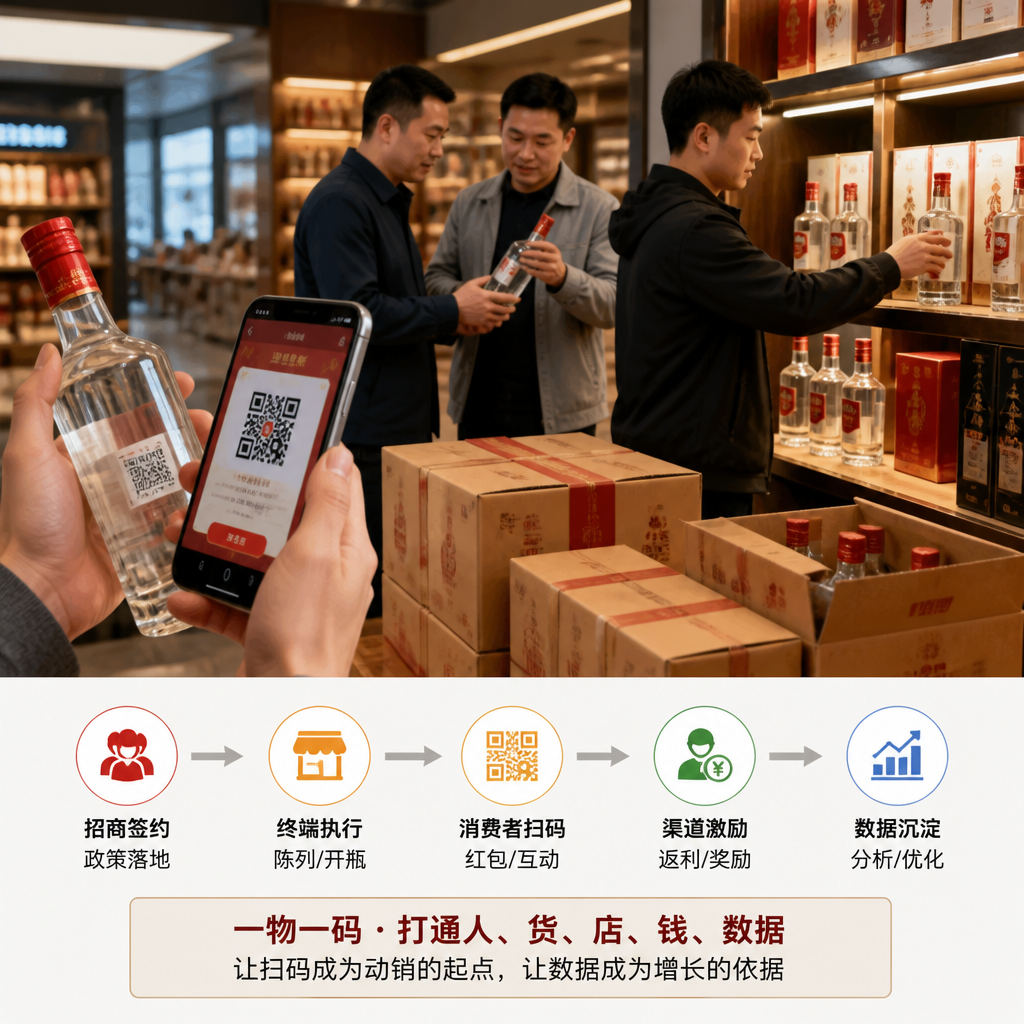 潍坊一物一码定制厂家，白酒招商动销怎么做