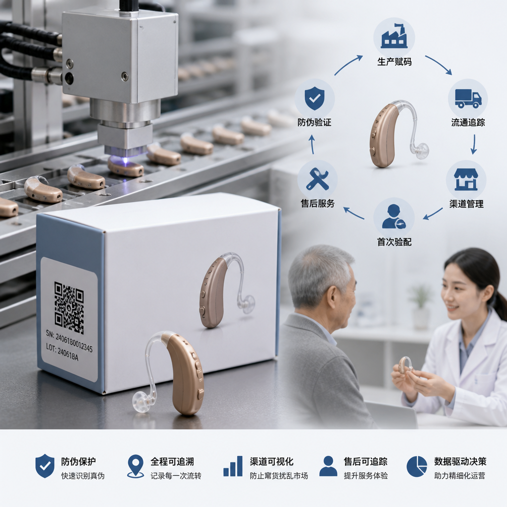 助听器是不是一物一码？智能溯源从产线印刷开始