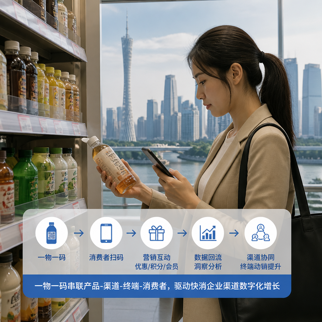 广州一物一码的公司，凭什么改渠道账