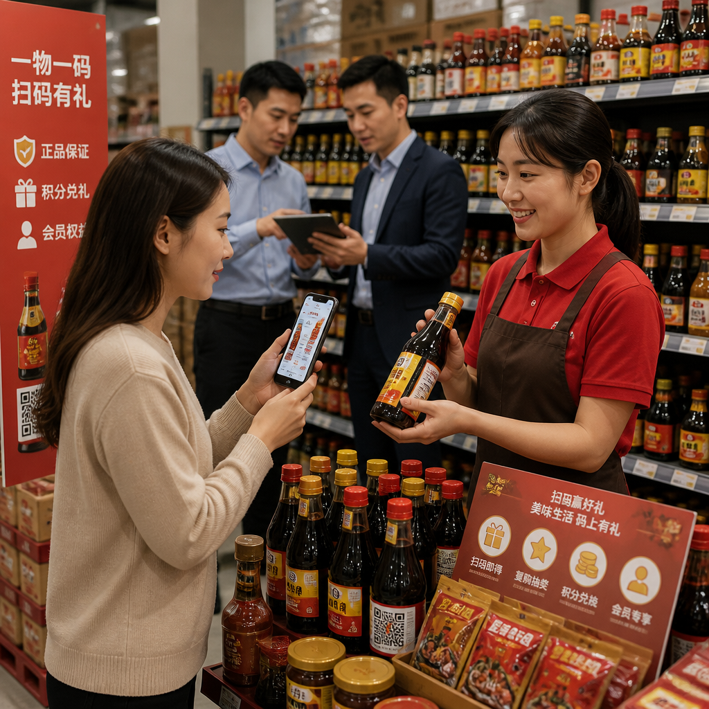 调味品招商动销，绕不开一物一码加密码生成系统