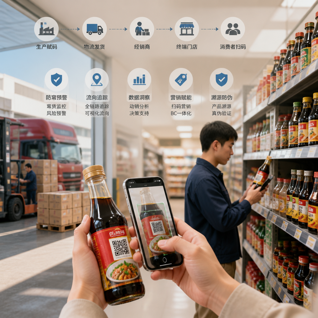 调味品企业必看：一物一码防窜货系统的功能是什么？
