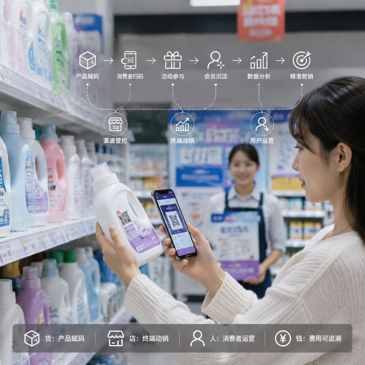日化一物一码营销方案，终端怎么动起来