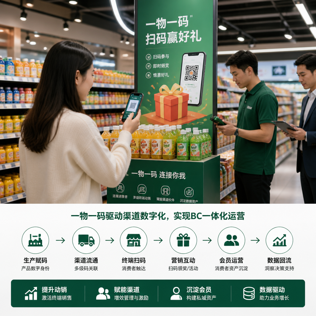 一物一码兑奖系统官网怎么选？看渠道数字化落地能力