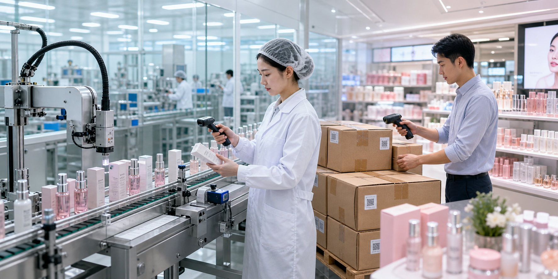 化妆品一物一码大概价格是多少？