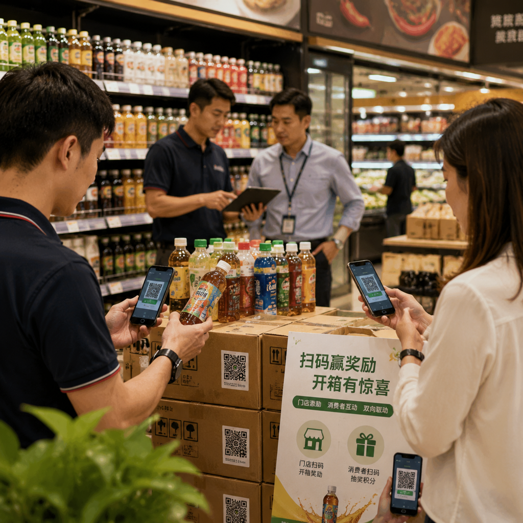 台湾一物一码二维码定制带动门店动销与BC一体化